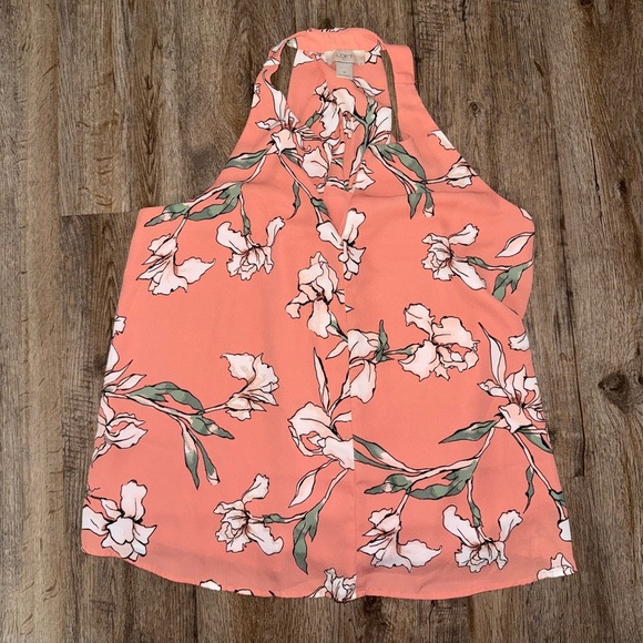 LOFT • Floral T-Back Tank Blouse - Picture 2 of 9